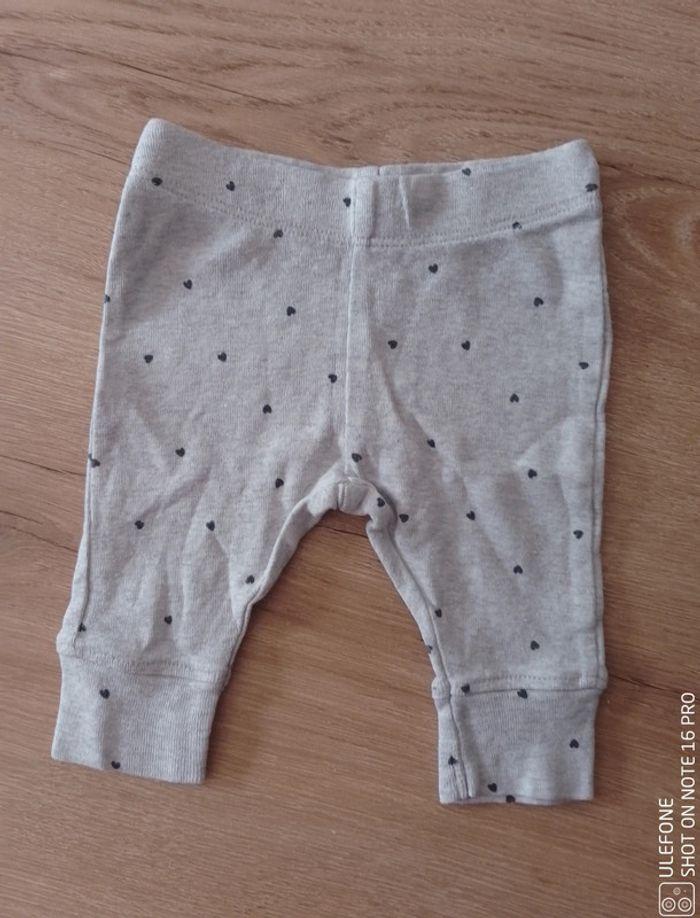 Pantalon motif cœur 3 mois kiabi - photo numéro 1