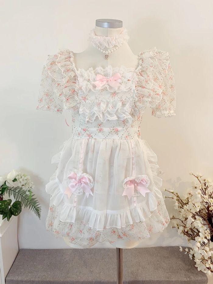 Dress Robe Cute Kawaii Maid Lolita Manga Anime Princesse Barbie Cosplay - photo numéro 1