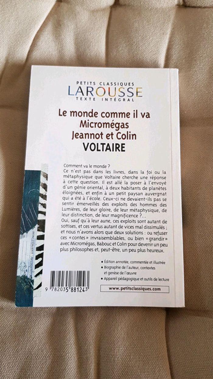 Le monde comme il va micromegas Jeannot et colin  voltaire - photo numéro 2