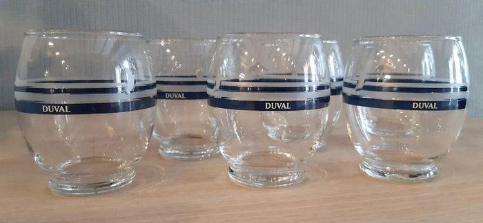 6 verres à duval boule dauphin - photo numéro 1