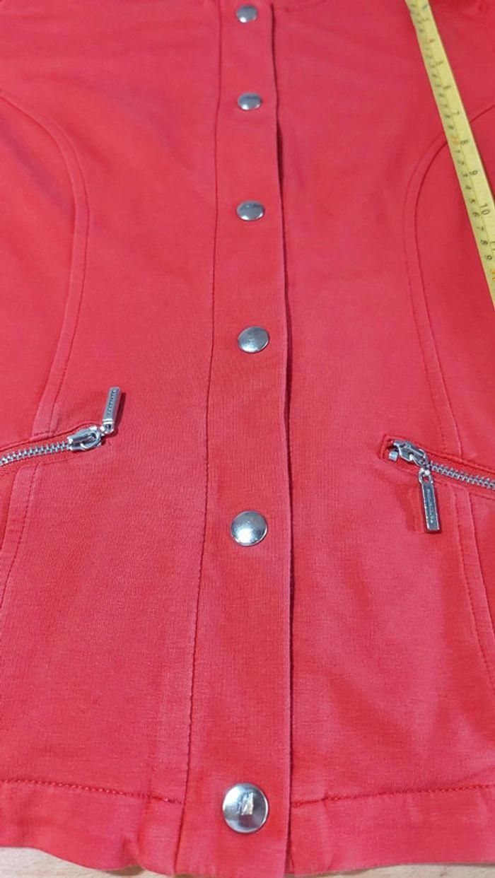 Veste rouge Fornarina S 95%coton 5%elastane - photo numéro 15