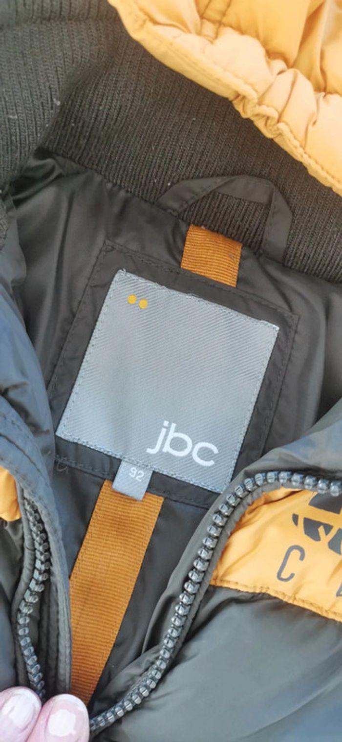 Blouson epais JBC 92cm kaki et moutarde - photo numéro 3