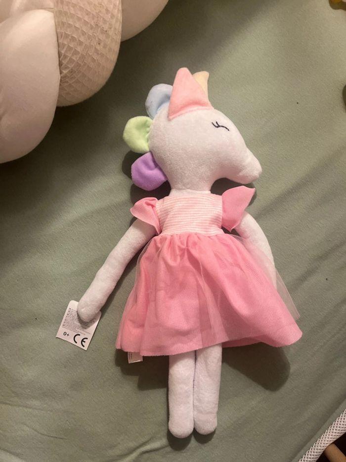 Poupée peluche licorne - photo numéro 4