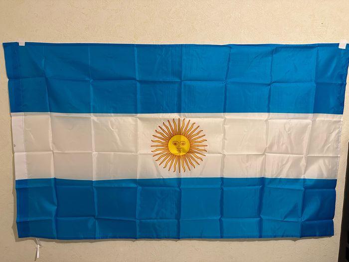 Grand drapeau Argentine 90x150cm NEUF  🇦🇷