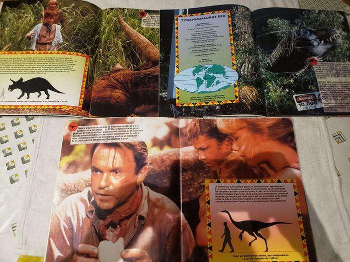 Trois livres Jurassic Park, vintage, rétro, 1993 - photo numéro 2