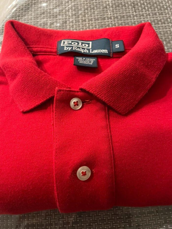 Polo rouge Ralph Lauren T 40 T S  us : T41 T42 - photo numéro 2