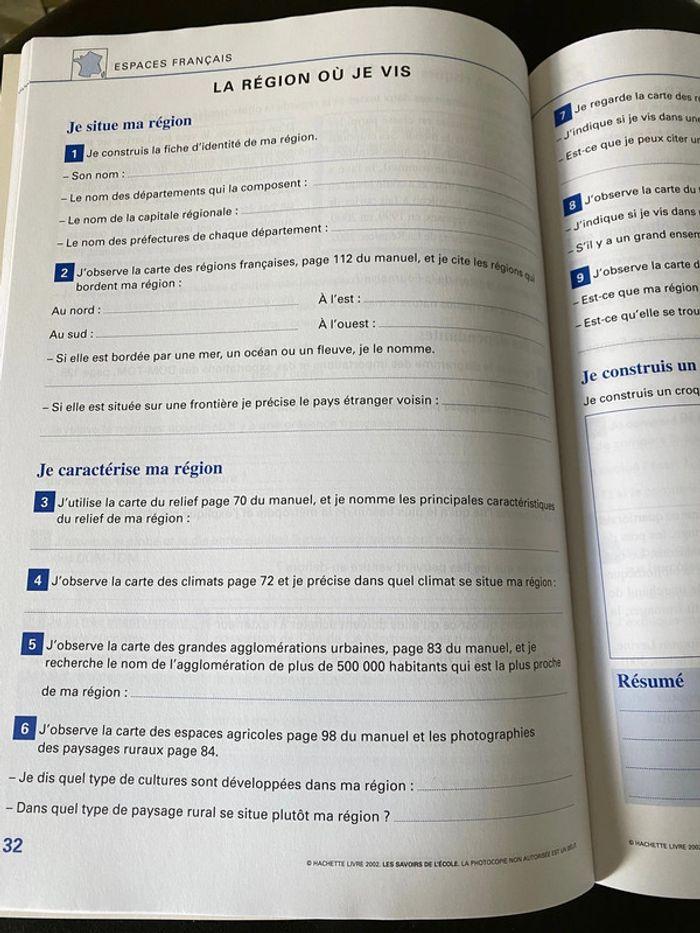 Les savoirs de l’école Géographie CM1 - photo numéro 3