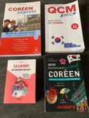 Lot de 4 livres pour apprendre le coréen