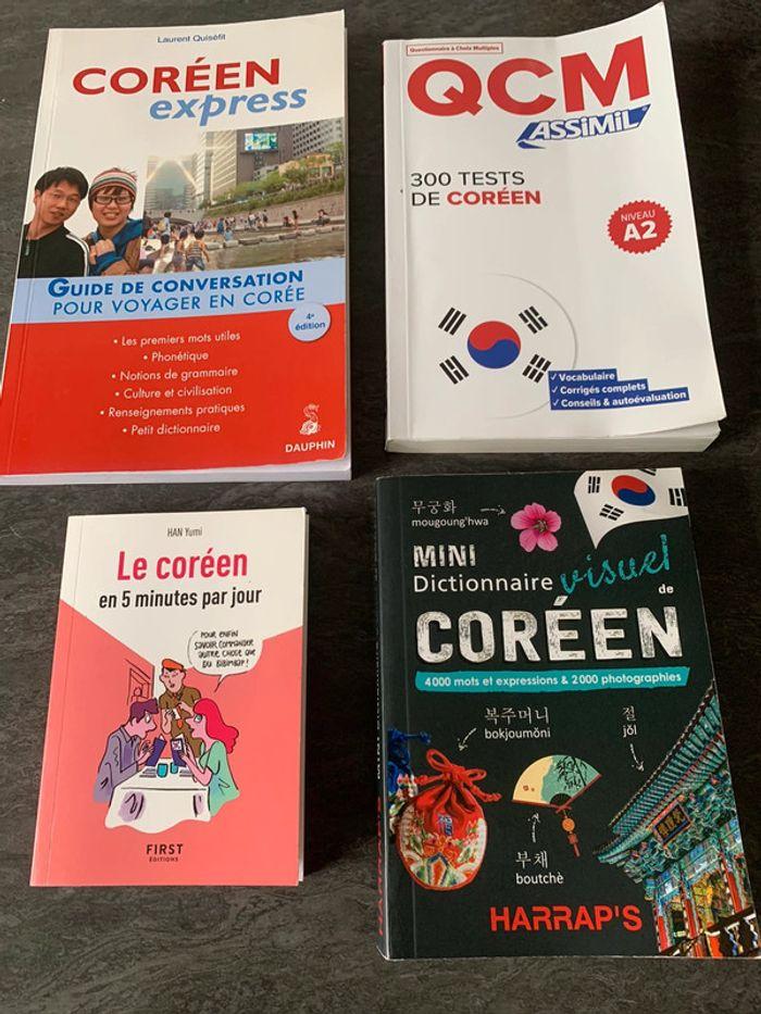 Lot de 4 livres pour apprendre le coréen - photo numéro 1