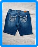 🩳 Short vintage brodé en jean  Bleu Taille S 🩳