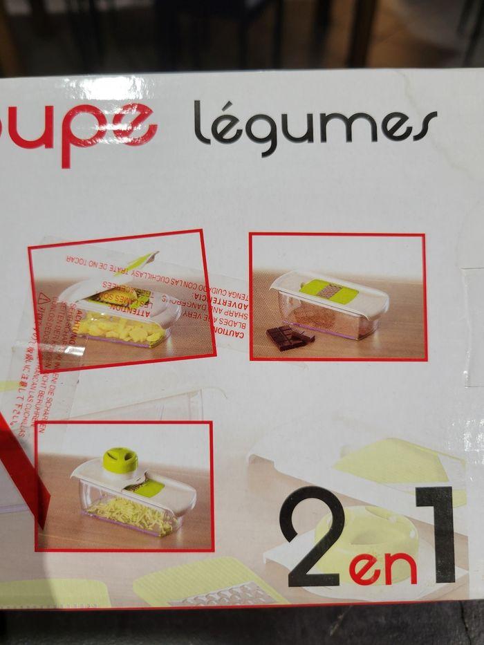 Mandoline et coupe legume comme neuve - photo numéro 5