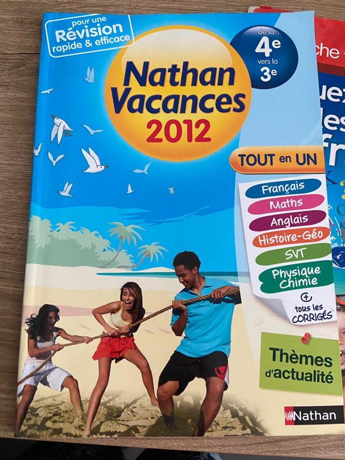 Lot de 3 carnets neuf Nathan vacances et ouest france - photo numéro 4