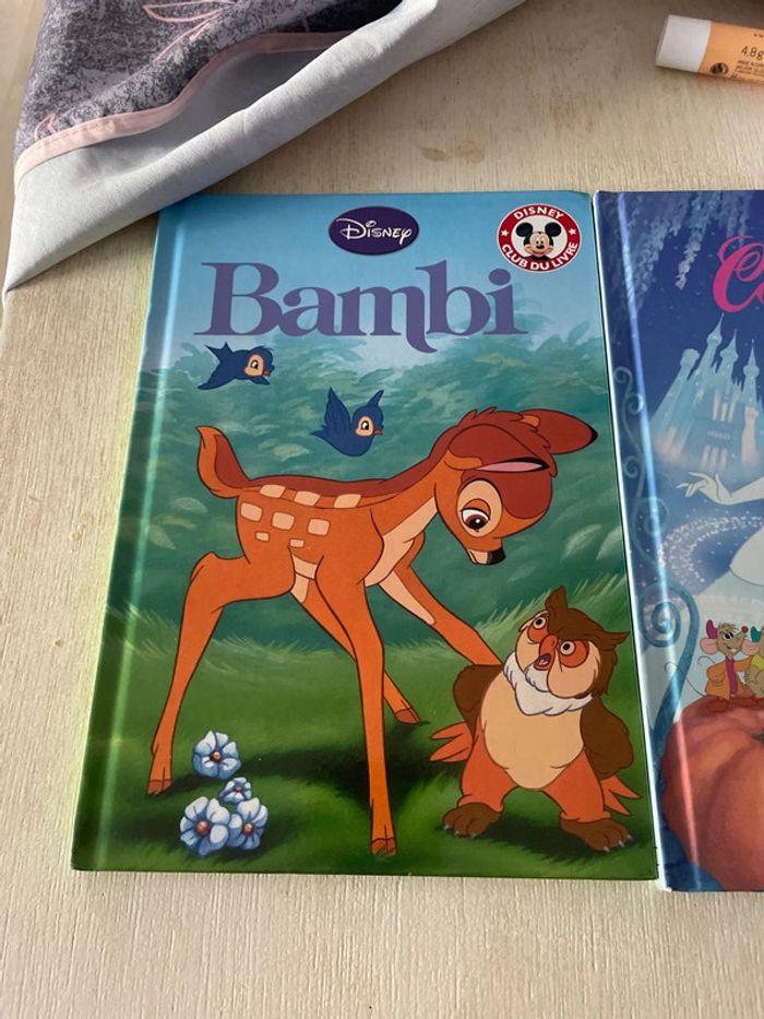 3 livres Disney Bambi Cendrillon et ratatouille - photo numéro 1