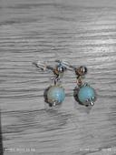 Boucles d'Oreilles en Amazonite