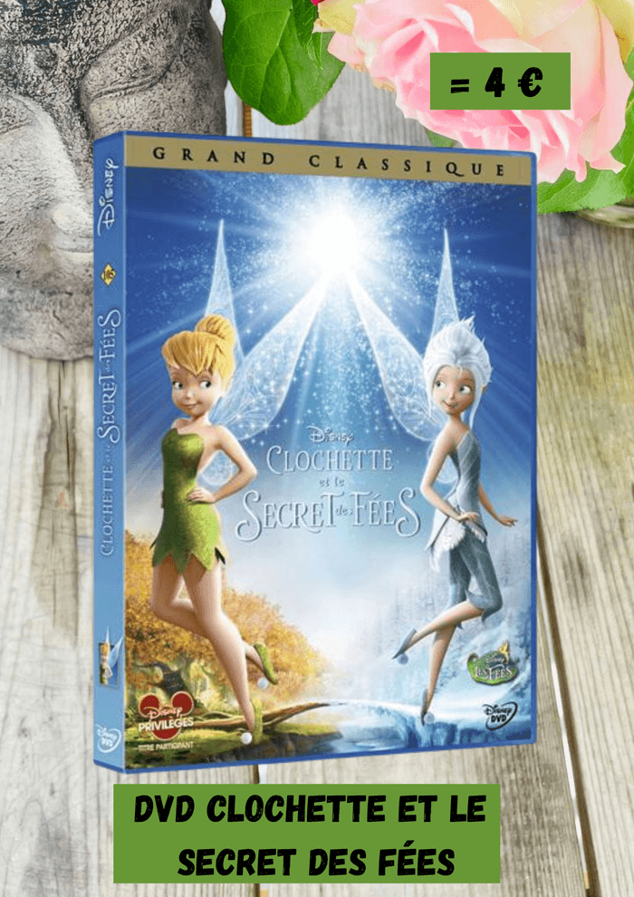 DVD Disney numéroté : Clochette et le secret des fées