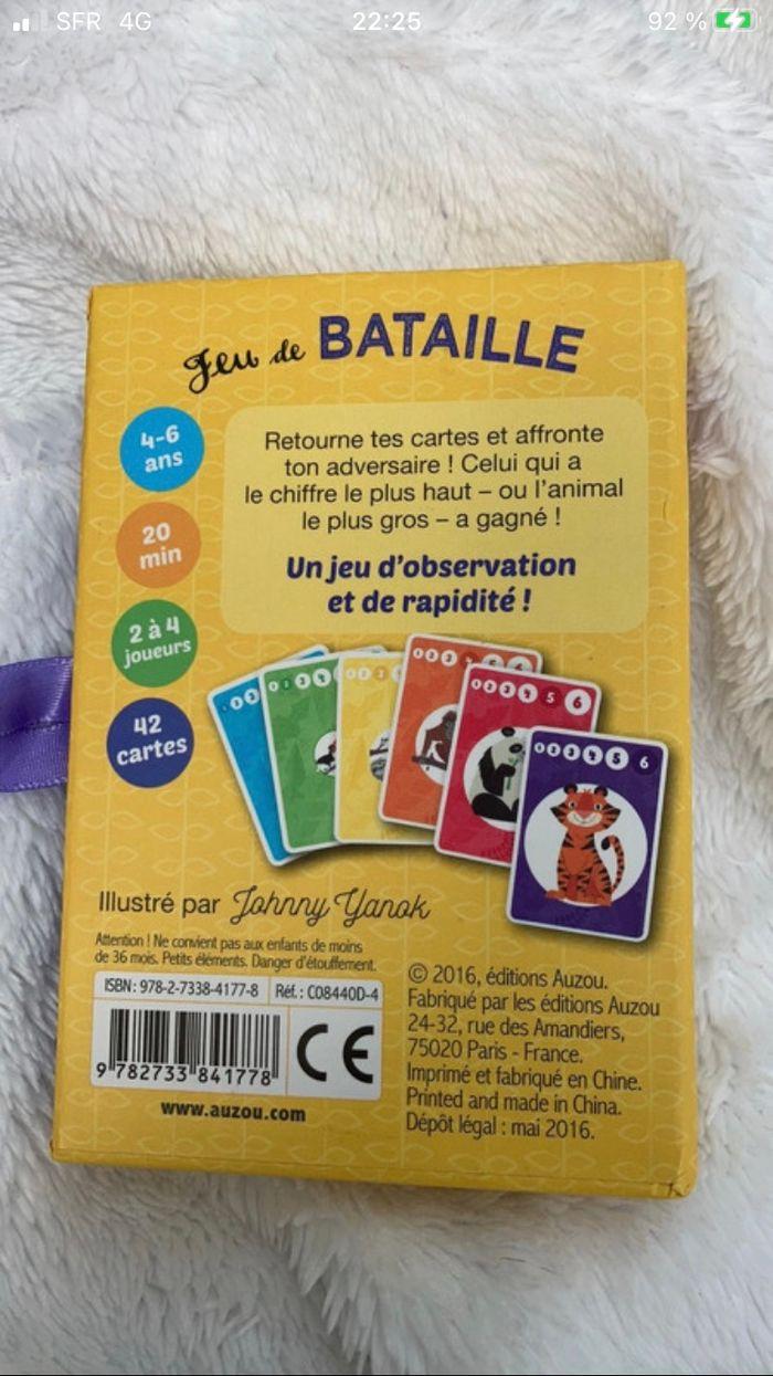 # jeu# bataille # animaux # auzou - photo numéro 2