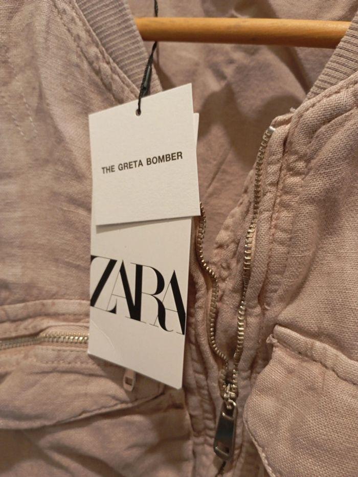 Bombers Zara en lin t M - photo numéro 4