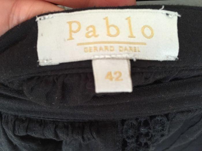 Jupe noire Pablo Gerard Darel en crochet Taille 42 - photo numéro 3