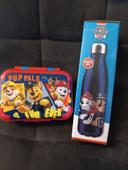 Boîte à goûté + bouteille paw patrol