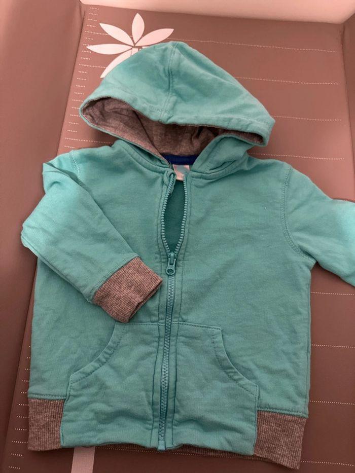 Veste légère avec capuche bebe garçon 9mois - photo numéro 2