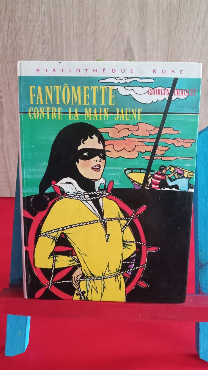 Fantômette contre la Main Jaune, 1979, bibliothèque rose - photo numéro 1