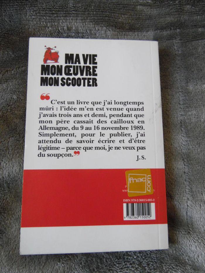 Livre "Ma vie mon oeuvre mon scooter" - photo numéro 2