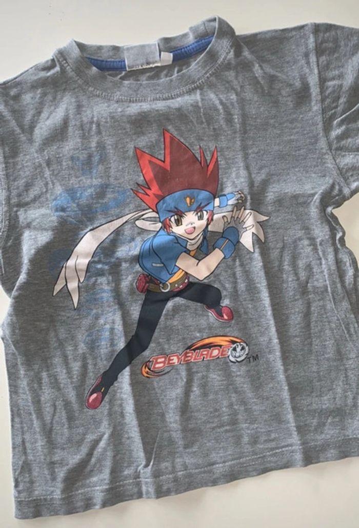 Tee shirt manches courtes 5-6ans Beyblade - photo numéro 2