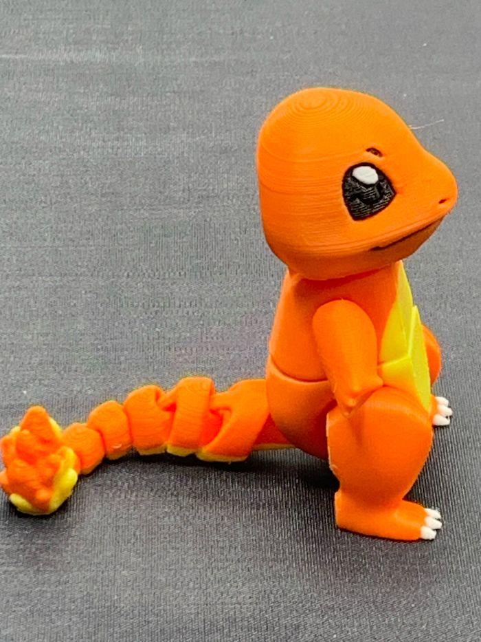 Salameche pokemon articulé 7,5cm - photo numéro 5