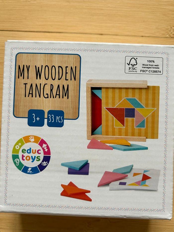 Tangram en bois - photo numéro 2