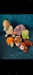 Lot 6 peluches