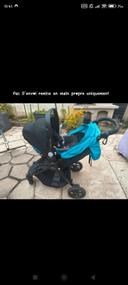 Poussette britax avec base ISOFIX