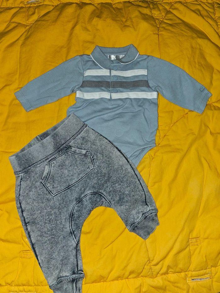 Ensemble polo body + pantalon