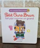 livre animé Petit ours brun fait pipi comme un grand