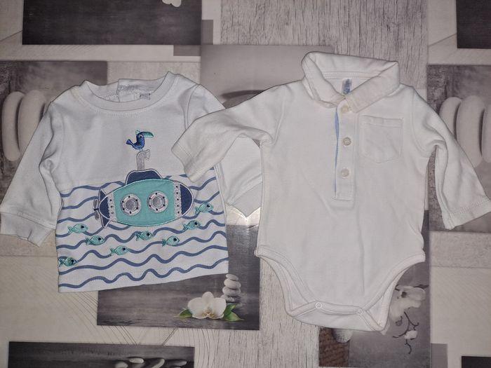 Lot vêtements bébé 1 mois garçon - photo numéro 2