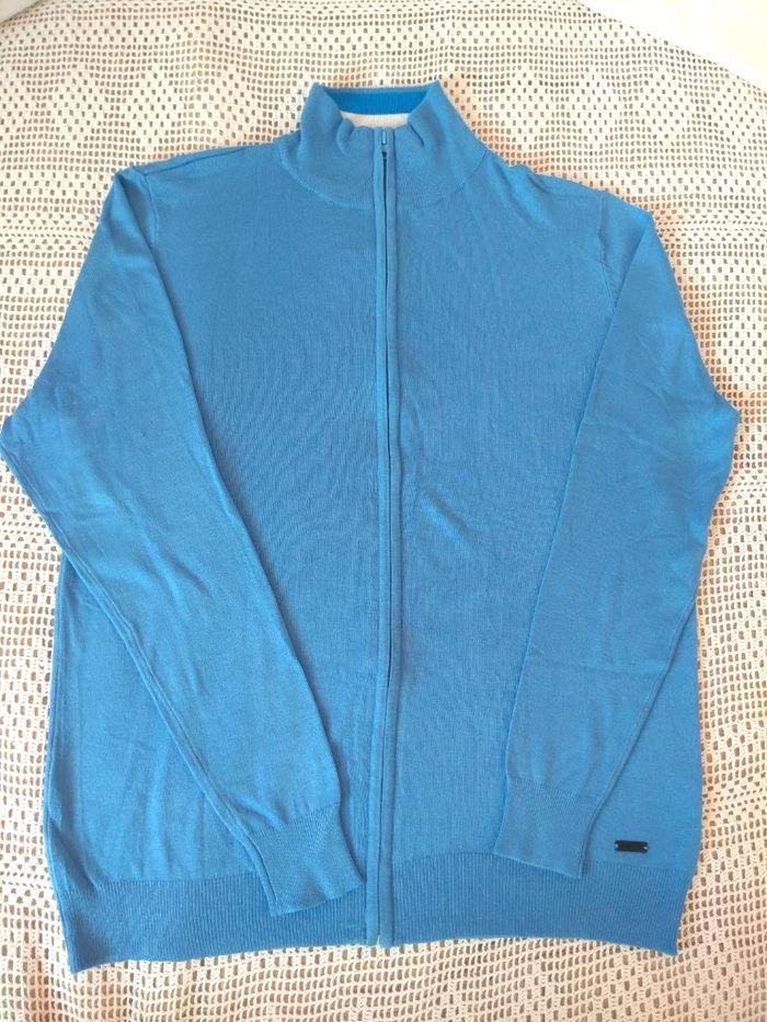 Gilet neuf veste Torrente bleue homme taille M - photo numéro 5