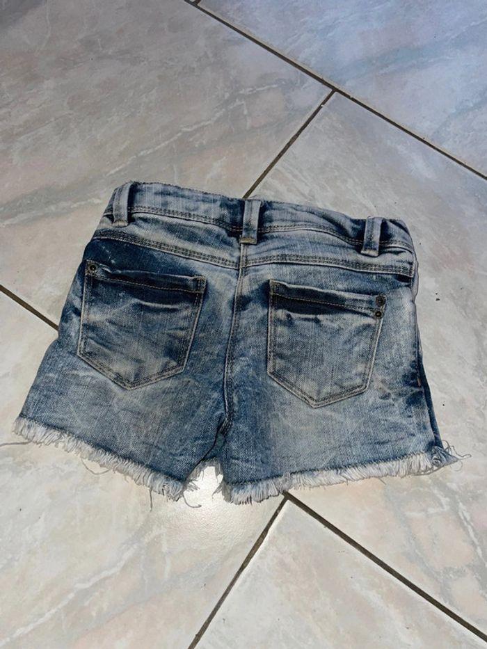 Short bleu style jean 5 ans - photo numéro 3