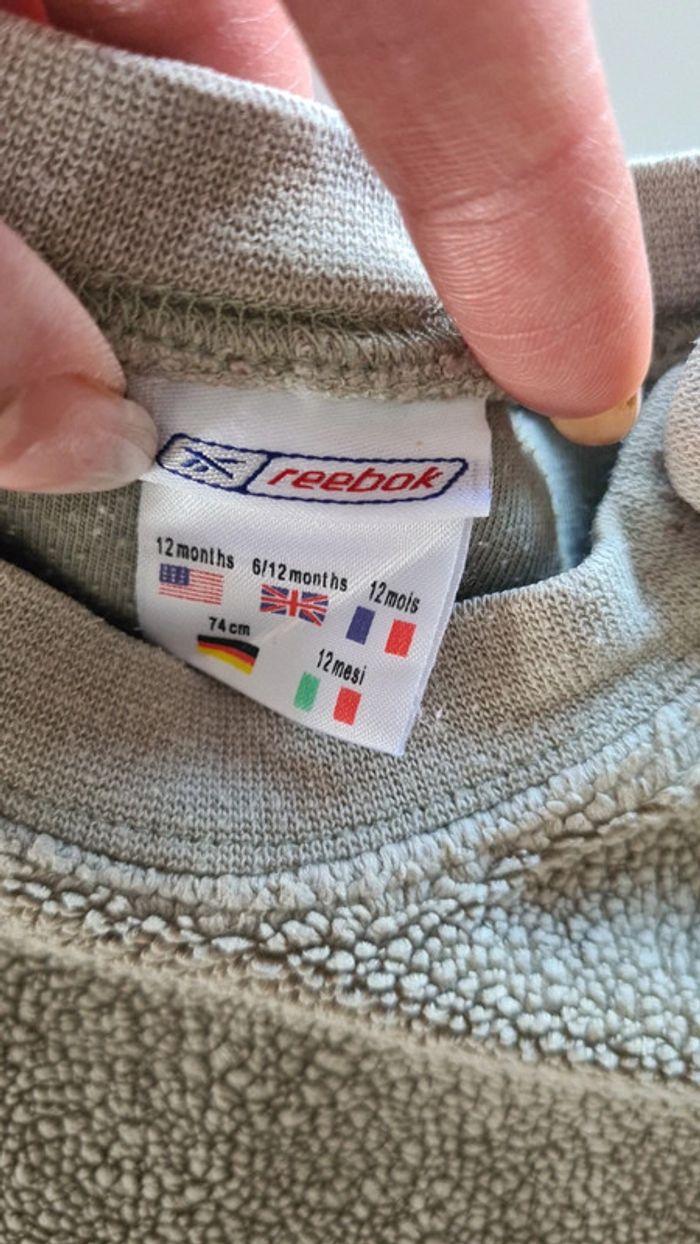 Pull reebok 12 mois garçon - photo numéro 3