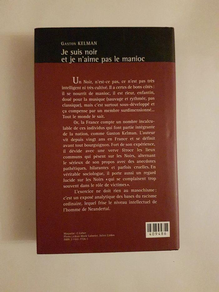 Je suis noir et je n'aime pas le manioc Gaston Kelman - photo numéro 2