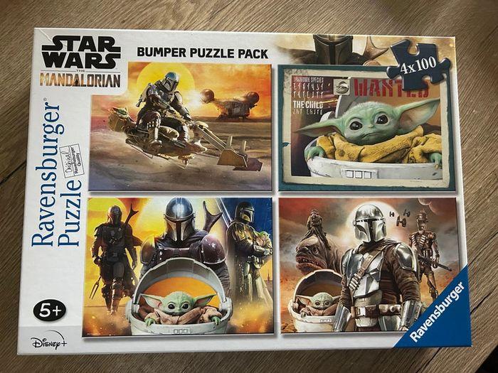 Puzzle x4 100 pièces StarWars Mandalorian - Ravensburger - photo numéro 1