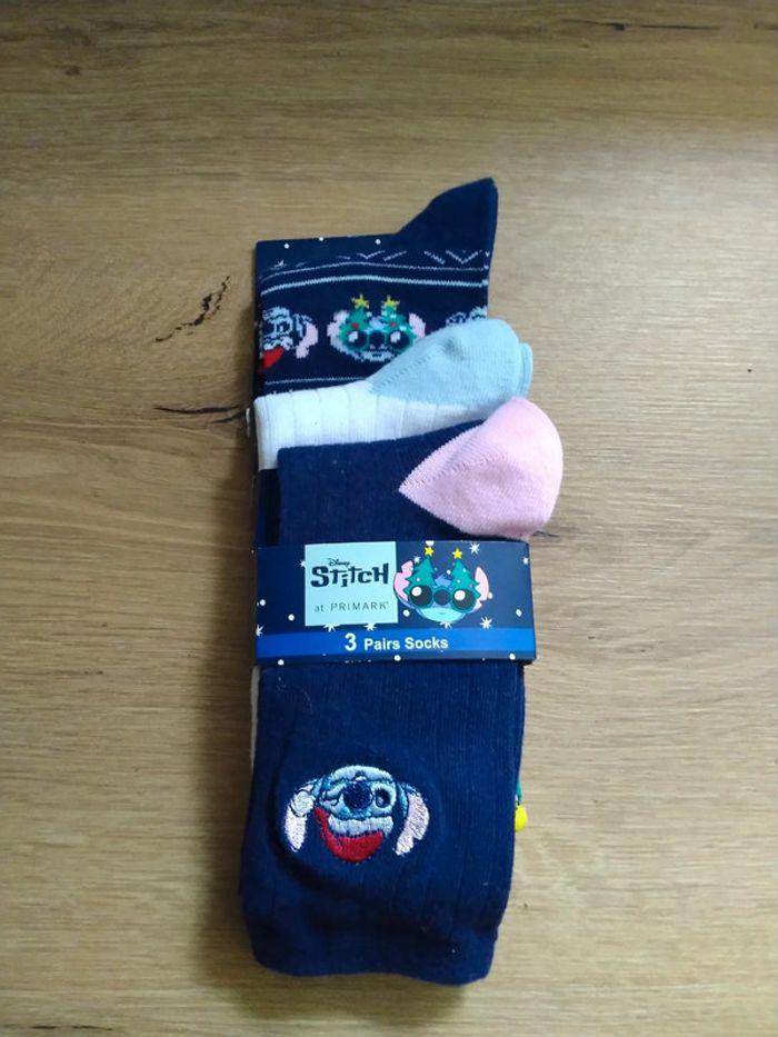 Chaussettes de Noël Stitch neuve - photo numéro 2