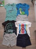 Lot pyjamas shorts garçon