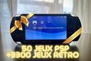 Psp + 50 jeux + 3300 jeux rétro ( crack , craquer , cracker, crackée )