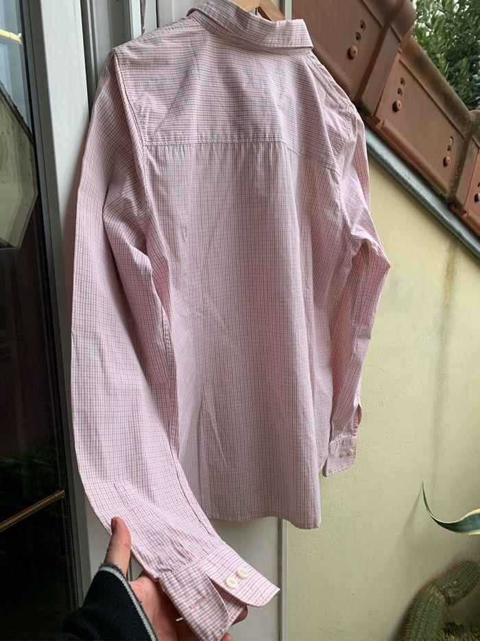 Chemise 👔 à petits carreaux ♦️ Vintage rose 🥀 taille 42 - photo numéro 8