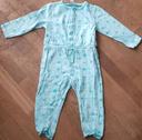 pyjama   vert sans pied 1 piece 2 ans fille