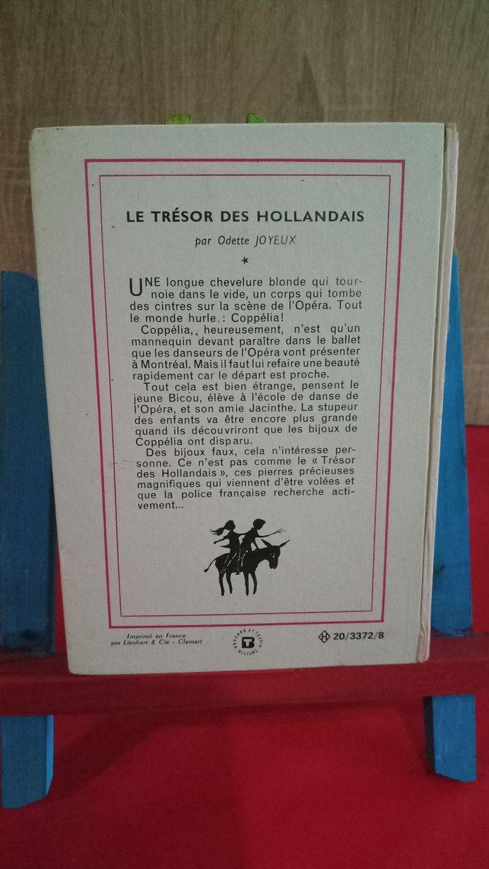 Le trésor des Hollandais, 1969, n° 315, bibliothèque rose - photo numéro 2