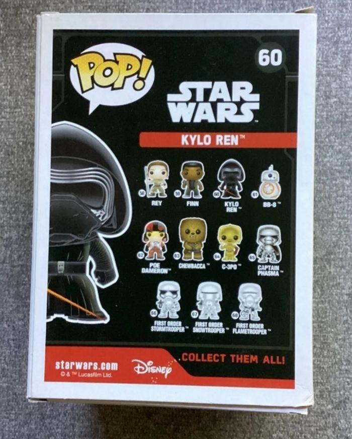 Figurine Funko POP officielle Star Wars Kylo Ren 60 - photo numéro 3