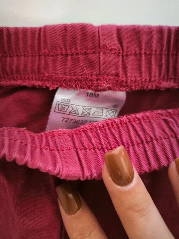 Pantalon bordeaux 18mois - photo numéro 3