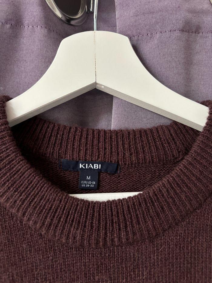 Pull bordeaux col rond Kiabi - photo numéro 3