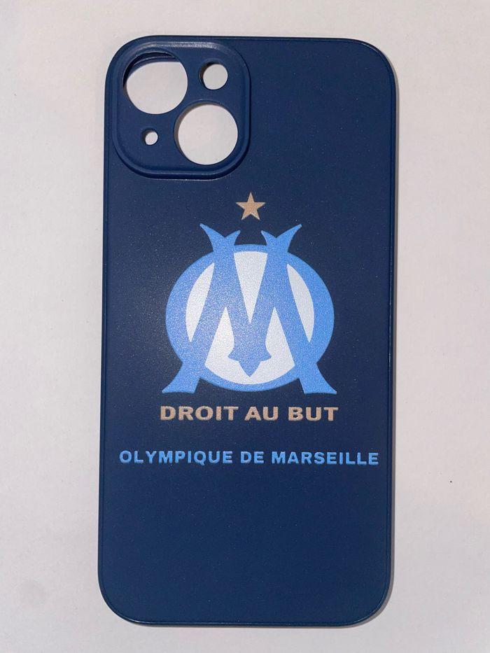 Coque iPhone 14 - Marseille 🔵⚪️- 5 coloris disponible - photo numéro 2