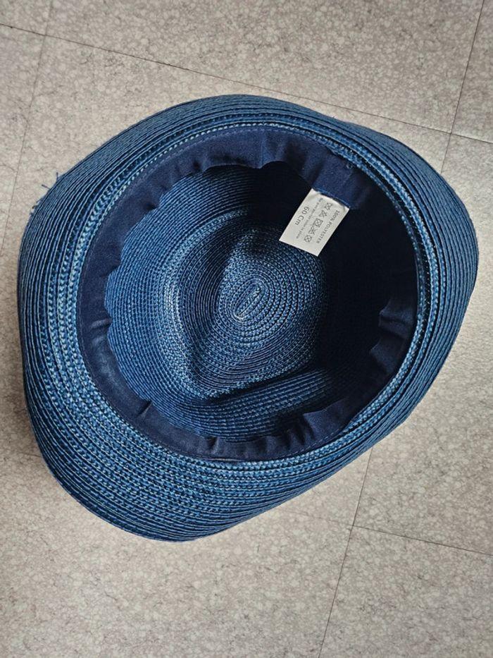 Chapeau homme bleu marine 60 - photo numéro 5